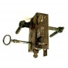 ANTICA MANIGLIA PORTA CHIAVE SERRATURA ferro battuto '800 DOOR LOCK HANDLES KEY
