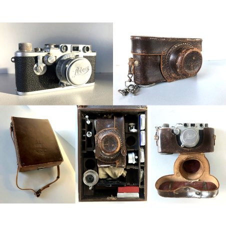 Lotto FOTOCAMERA Leica DRP Ernst Leitz GmbH Wetzlar 688672 SUMMARON f 3,5- 1950