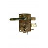 ANTICA MANIGLIA PORTA CHIAVE SERRATURA ferro battuto '800 DOOR LOCK HANDLES KEY