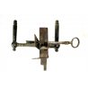 ANTICA MANIGLIA PORTA CHIAVE SERRATURA ferro battuto '800 DOOR LOCK HANDLES KEY