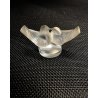 SCULTURA CRISTALLO VINTAGE Lalique France UCCELLI AMORE FIGURE LOVE BIRDS GLASS