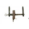 ANTICA MANIGLIA PORTA CHIAVE SERRATURA ferro battuto '800 DOOR LOCK HANDLES KEY