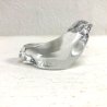 SCULTURA CRISTALLO UCCELLINI FIRMATO Baccarat CRYSTAL FIGURE BIRDS PAIRE OISEAUX