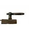 ANTICA MANIGLIA PORTA CHIAVE SERRATURA ferro battuto '800 DOOR LOCK HANDLES KEY