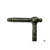 ANTICA MANIGLIA PORTA CHIAVE SERRATURA ferro battuto '800 DOOR LOCK HANDLES KEY