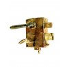 ANTICA MANIGLIA PORTA CHIAVE SERRATURA ferro battuto '800 DOOR LOCK HANDLES KEY