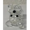 ORSETTO SWAROVSKI PICCOLA SCULTURA CRISTALLO FIGURA ARREDO CRYSTAL ORSO VETRO 