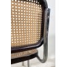 SEDIA DESIGN CESCA MARCEL BREUER ANNI 70 PAGLIA DI VIENNA ACCIAIO CROMATO EPOCA