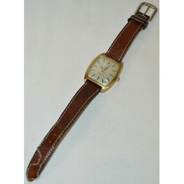 ANTICO OROLOGIO POLSO Zenith Respirator X Automati LAMINATO ORO OLD GOLDEN WATCH