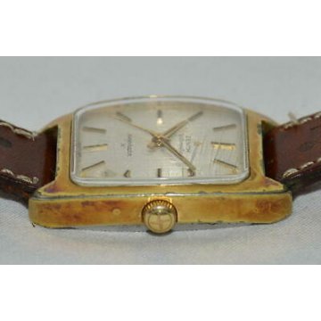 ANTICO OROLOGIO POLSO Zenith Respirator X Automati LAMINATO ORO OLD GOLDEN WATCH