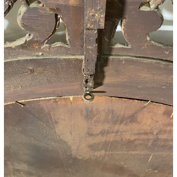 ANTICA GRANDE SPECCHIERA FINE 1800 CAMINIERA SPECCHIO CORNICE LEGNO DORATO EPOCA