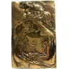 SCULTURA BASSORILIEVO FIGURA FEMMINILE BRONZO DORATO ATTR. Francesco Messina 900
