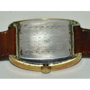 ANTICO OROLOGIO POLSO Zenith Respirator X Automati LAMINATO ORO OLD GOLDEN WATCH