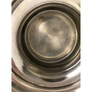 SECCHIELLO CHAMPAGNE PLACATO ARGENTO Teghini Firenze MANICI DECORO FOGLIE 50s