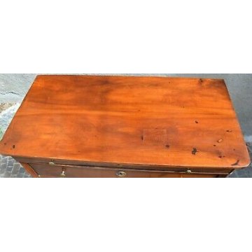 ANTICO COMO CAPPUCCINO 4 CASSETTI epoca 1800 NOCE CASSETTONE MOBILE CASSETTIERA