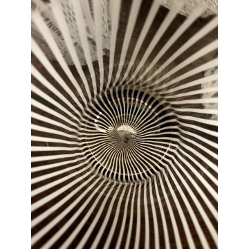 SET 4 BICCHIERI ACQUA VETRO SOFFIATO MURANO Nason Moretti CANOVA BIANCO LATTIMIO