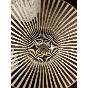 SET 4 BICCHIERI ACQUA VETRO SOFFIATO MURANO Nason Moretti CANOVA BIANCO LATTIMIO