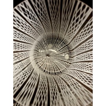 SET 4 BICCHIERI ACQUA VETRO SOFFIATO MURANO Nason Moretti CANOVA BIANCO LATTIMIO