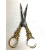 ANTICO SET STRUMENTI CUCITO VITTORIANO ORO 18k CUSTODIA LEGNO LACCATO  '800