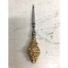 ANTICO SET STRUMENTI CUCITO VITTORIANO ORO 18k CUSTODIA LEGNO LACCATO  '800