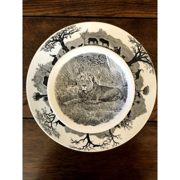 SET PIATTI CERAMICA 16 pz Wedgwood Etruria Barleston Kruger WWF PANDA VINTAGE UK