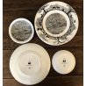 SET PIATTI CERAMICA 16 pz Wedgwood Etruria Barleston Kruger WWF PANDA VINTAGE UK