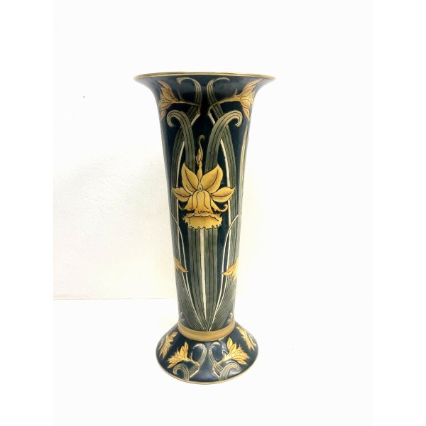 Chehoma Vaso In Ceramica Verde/grigio – 9 X 10 Cm, Piccolo, Stile Antico, Per Fiori
