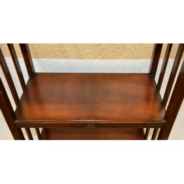 ANTICA ETAGERE Decò LIBRERIA ROVERE epoca 1900 OLD FORNITURE BOOKCASES consolle