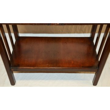 ANTICA ETAGERE Decò LIBRERIA ROVERE epoca 1900 OLD FORNITURE BOOKCASES consolle