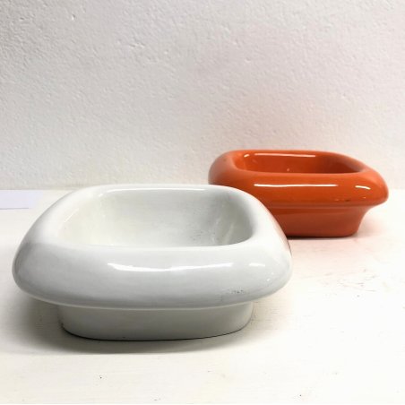 SET SVUOTATASCHE Danese Milano DESIGN Mangiarotti Tremiti 4035 CERAMICA SMALTO