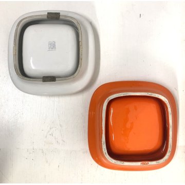 SET SVUOTATASCHE Danese Milano DESIGN Mangiarotti Tremiti 4035 CERAMICA SMALTO