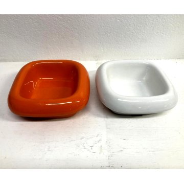 SET SVUOTATASCHE Danese Milano DESIGN Mangiarotti Tremiti 4035 CERAMICA SMALTO