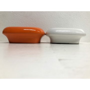 SET SVUOTATASCHE Danese Milano DESIGN Mangiarotti Tremiti 4035 CERAMICA SMALTO
