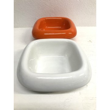 SET SVUOTATASCHE Danese Milano DESIGN Mangiarotti Tremiti 4035 CERAMICA SMALTO