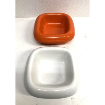 SET SVUOTATASCHE Danese Milano DESIGN Mangiarotti Tremiti 4035 CERAMICA SMALTO