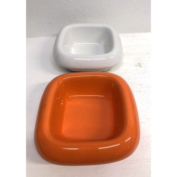SET SVUOTATASCHE Danese Milano DESIGN Mangiarotti Tremiti 4035 CERAMICA SMALTO
