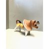 FIGURA CERAMICA LEONE Roberto Rigon DESIGN VINTAGE POTTERY COLLEZIONE ANIMALI 70