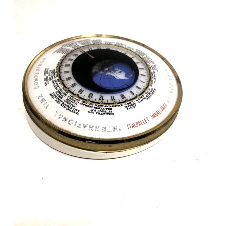 OROLOGIO TAVOLO GADGET PUBBLICITARIO CONVERTITORE FUSO ORARIO Time Zone Coverter
