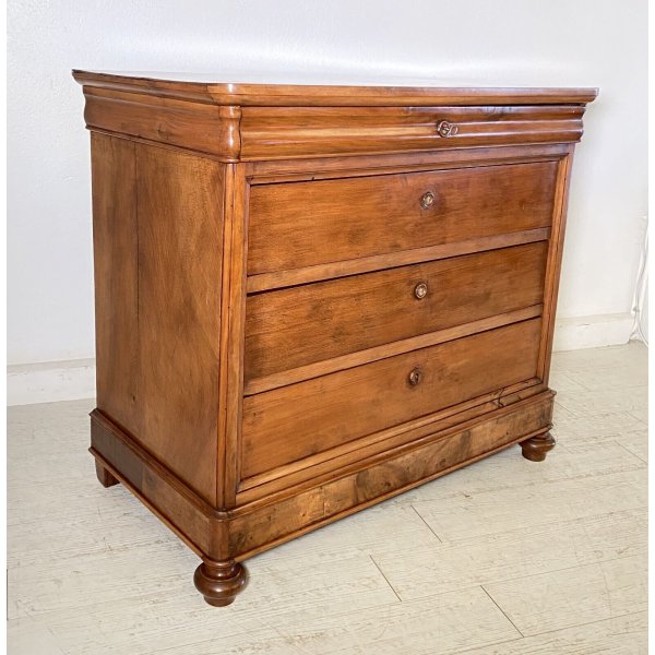 Cassettiera NOEMI Vintage A 6 Cassetti – 110x40x76 Cm, Gambe A Spillo In Legno, Mobile Contenitore In Truciolato, Stile Moderno