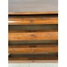 ANTICO COMO CASSETTONE 1800 CAPPUCCINO 4 CASSETTI LEGNO NOCE EPOCA GAMBA CIPOLLA