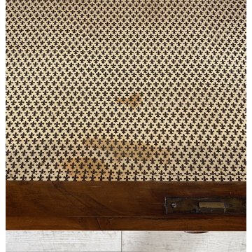 ANTICO COMO CASSETTONE 1800 CAPPUCCINO 4 CASSETTI LEGNO NOCE EPOCA GAMBA CIPOLLA