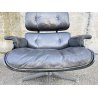 COPPIA POLTRONA CHARLES EAMES LOUNGE OTTOMAN MOD670 671/B HERMAN MILLER 60/70s