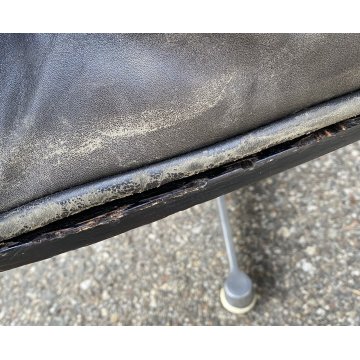 COPPIA POLTRONA CHARLES EAMES LOUNGE OTTOMAN MOD670 671/B HERMAN MILLER 60/70s