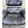 COPPIA POLTRONA CHARLES EAMES LOUNGE OTTOMAN MOD670 671/B HERMAN MILLER 60/70s