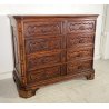 ANTICO GROSSO COMO CANTERANO 1600 LEGNO NOCE ABETE MASSELLO SECRETAIRE EPOCA OLD