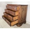 ANTICO GROSSO COMO CANTERANO 1600 LEGNO NOCE ABETE MASSELLO SECRETAIRE EPOCA OLD