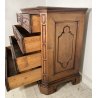 ANTICO GROSSO COMO CANTERANO 1600 LEGNO NOCE ABETE MASSELLO SECRETAIRE EPOCA OLD