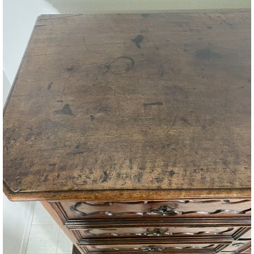 ANTICO GROSSO COMO CANTERANO 1600 LEGNO NOCE ABETE MASSELLO SECRETAIRE EPOCA OLD