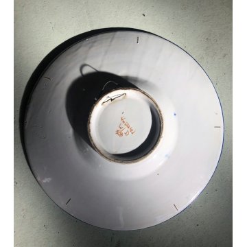 PIATTO PARATA CERAMICA CCIM Faenza DECORO PROFILO RITRATTO RINASCIMENTALE '900
