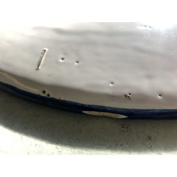 PIATTO PARATA CERAMICA CCIM Faenza DECORO PROFILO RITRATTO RINASCIMENTALE '900
